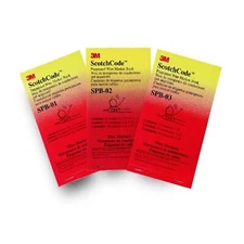 3M ScotchCode Write-On Wire Marker Book SWB-01, 0.5 in x 1.5 in, co (Case of 5)