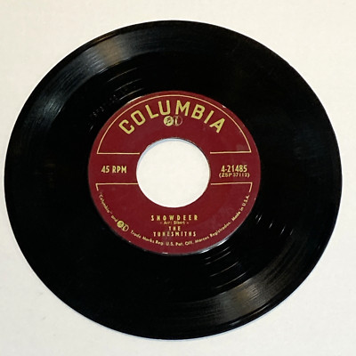 The Tunesmiths 45 RPM Record Columbia 4-21485 Outlaw/Snowdeer