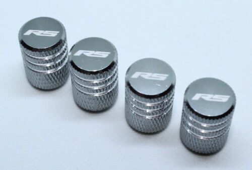 4x Valve Cap for FORD Aluminium Dust Caps for RS/Std Line Brand New Silver Check - Picture 1 of 2