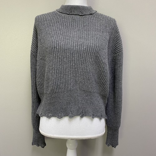 Jolie Distressed Pullover Grau Damen Größe S - Bild 1 von 7
