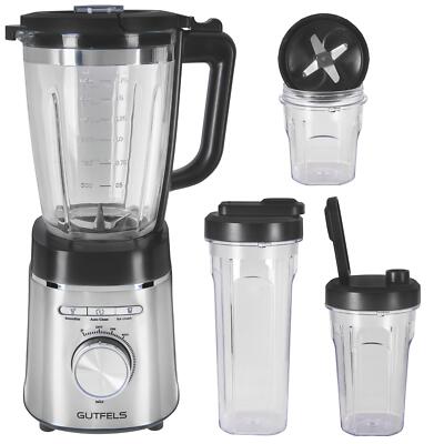 Gutfels Standmixer BLEND 5010 | 1,75 Liter | 1400 Watt | Zwei Getränke-Cups