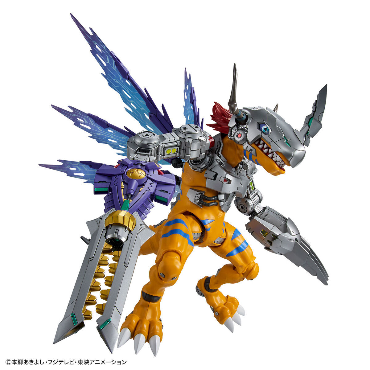 WARGREYMON & LGARURUMON プラモデルキット Digimon Figure-rise Standard OMEGAMON & WARGREYMON & METAL