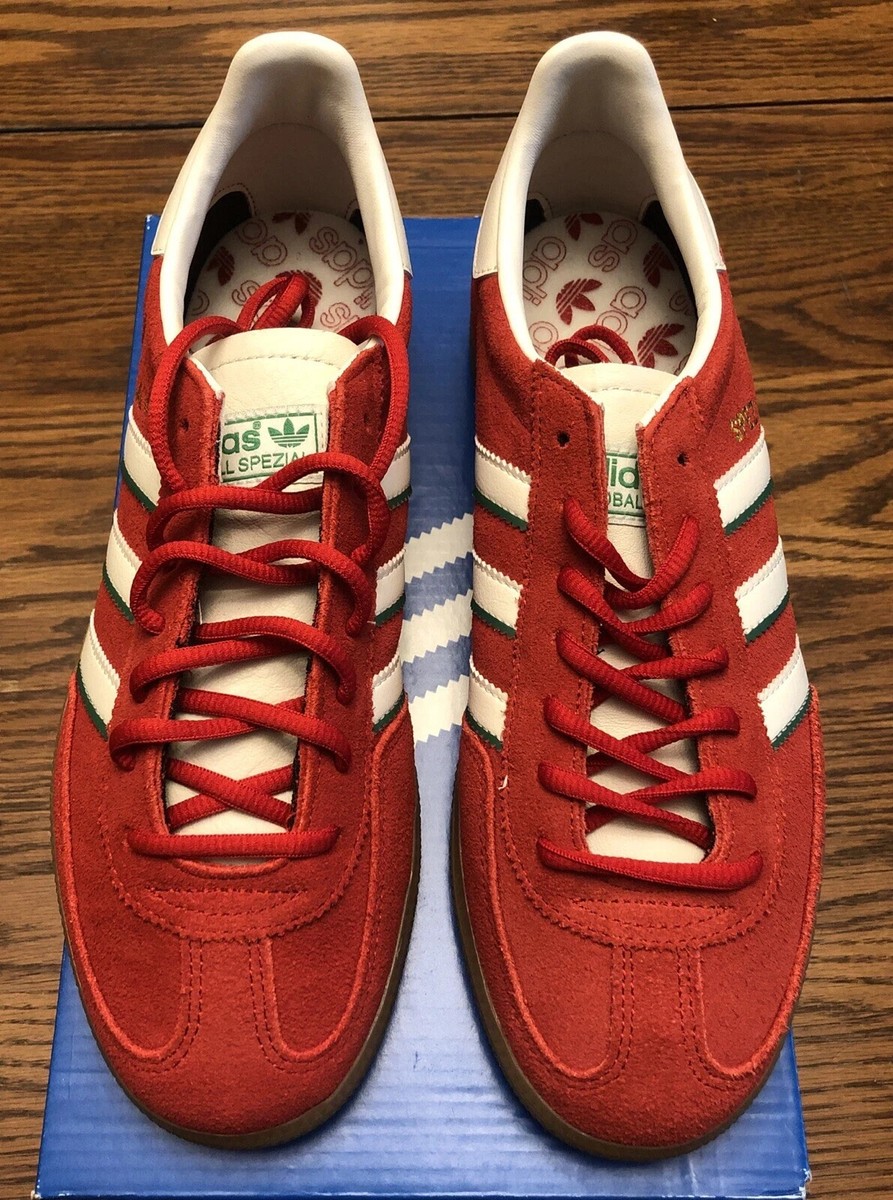 Adidas Handball Spezial Originals Scarlet/Green IF9531 Men's Size