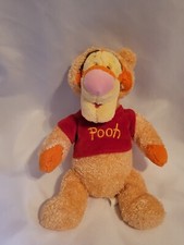 Tigger in Winnie the Pooh costume Bean Plush Rattle Disney Baby 12" lay flat