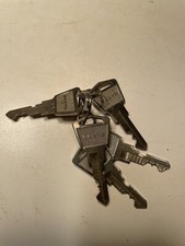 Five Vintage Sanyo Cash Register Keys Z￼ J25