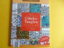 Malbuch für Erwachsene Glücks-Tanglen incl....