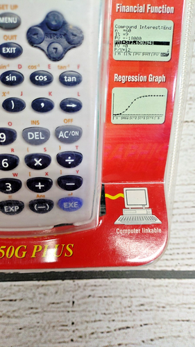 Casio FX 9750G Plus Power Calculadora Gráfica Computadora Vinculable Nuevo de Lote Antiguo NUEVO - Imagen 3 de 9