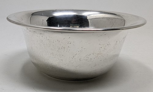 Vtg Art Deco PREISNER Solid Sterling Silver Bowl Model #132, 4" dia x 1.75" tall - Picture 6 of 20