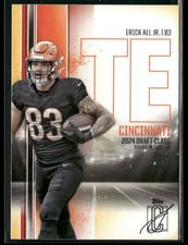 2024 Topps Signature Class #91 Erick All Jr. Red & Yellow Cincinnati Bengals