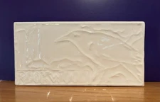 Rare Rookwood Pottery 2001 Tile Sign with Rook