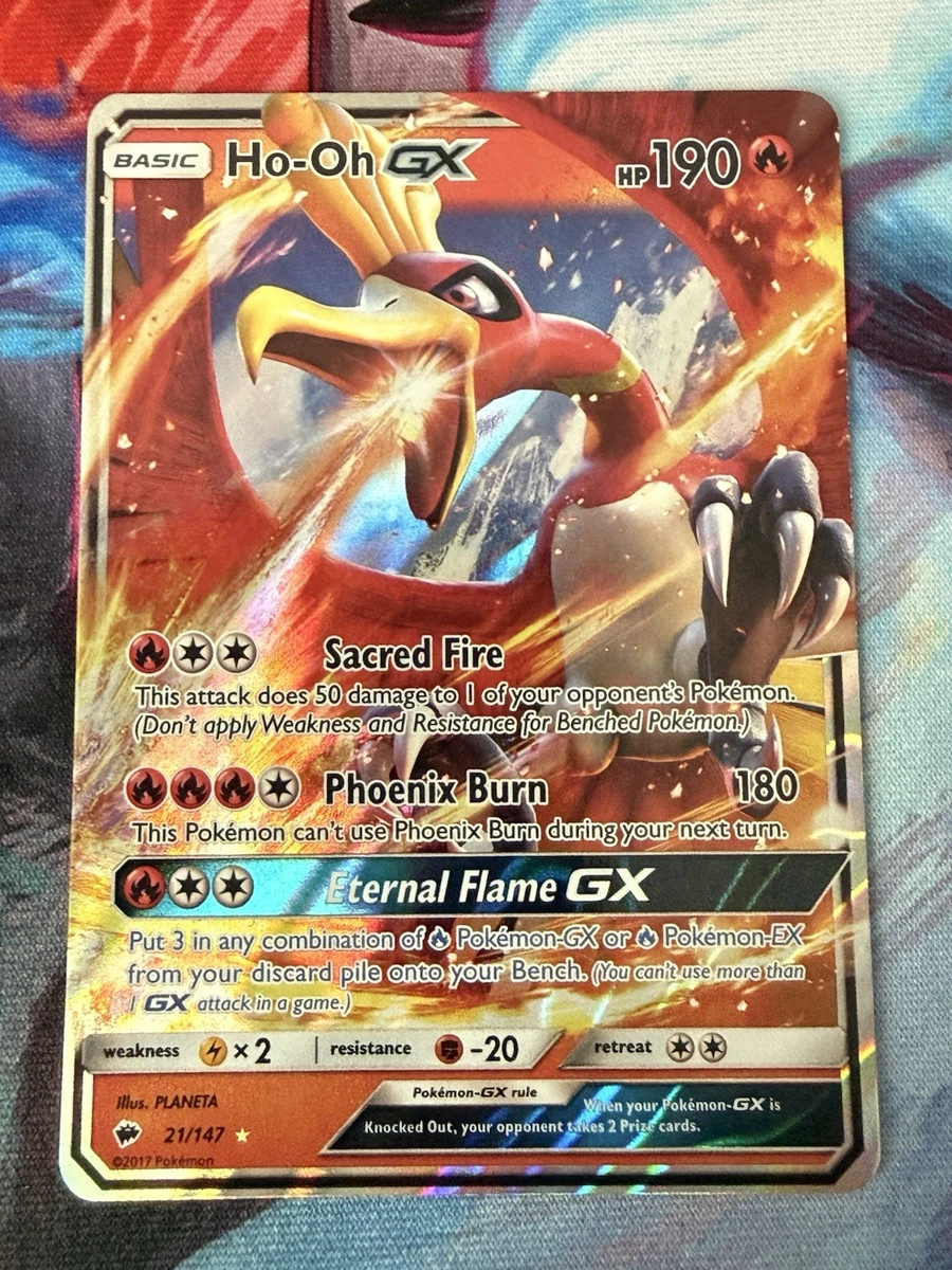 Ho-Oh Pokémon TCG Sm-Burning Shadows Ultra Rare Individual