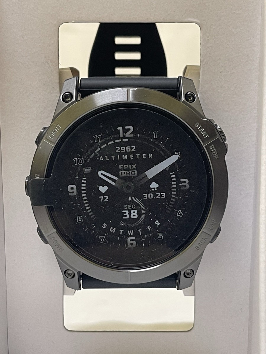 【新品未開封】ガーミンEPIX PRO(GEN2)51mm Sapphire Garmin 51mm Pro Gen 2 epix Sapphire Edition Smartwatch with