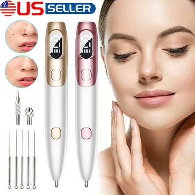 Electric Laser Plasma Mole Removal Pen Dark Spot Remover Skin Wart Tag Tattoo ·