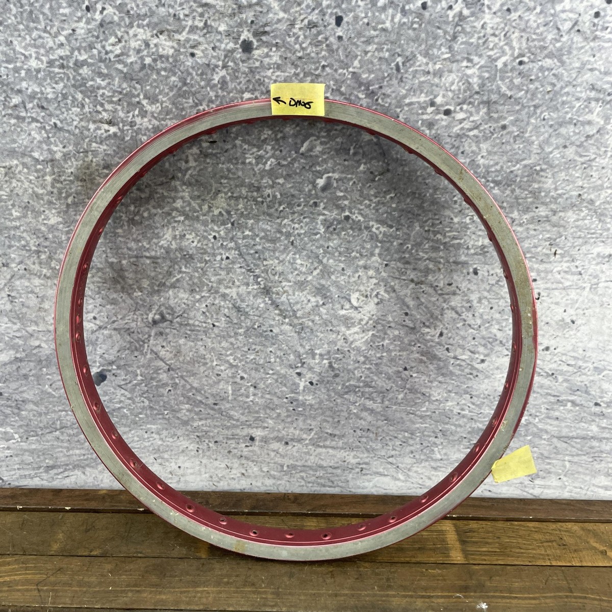 Vintage Araya 7X BMX Rim 20x1.75 Red 20