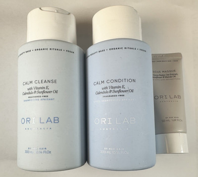 Ori Lab Calm Cleanse  & Conditioner 10.14 oz Duo & Treatment 1.69 oz