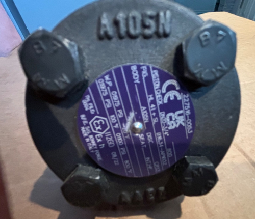 BONNEY FORGE HL41+SL 3/4" 800 A105N Piston Check Valve Thread End Bellows Sealed - Picture 5 of 7