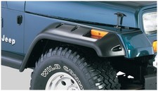 Bushwacker 10057-07 Cut-out Style Front Fender Flares For 87-95 Jeep Wrangler Yj