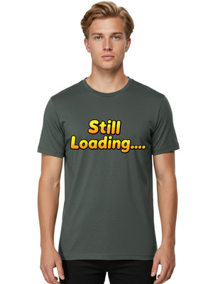 Still-Loading-8 Mens Graphic Tee, 100% Cotton, Casual Summer Wear