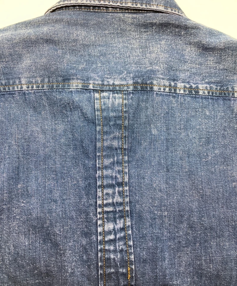 Camisa vaquera con botones a presión GALLIANO Talla: 34 Indigo Hombre Foto 4 de 4