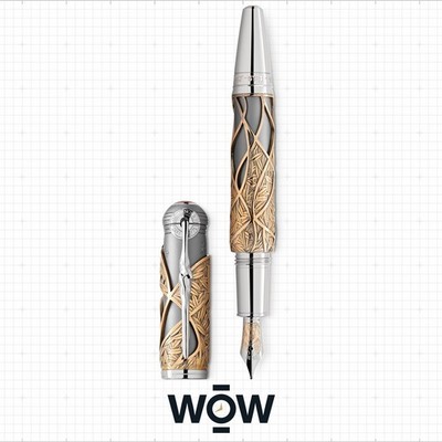 MONTBLANC HOMAGE TO BROTHERS GRIMM WRITERS LIMITED EDITION FOUNTAIN PEN 1812 NEW