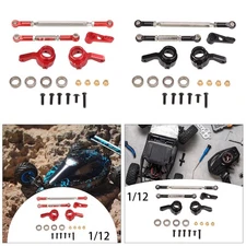 Servo Link Rod Metal Steering Cup Assembly RC Steering Components Spare Parts