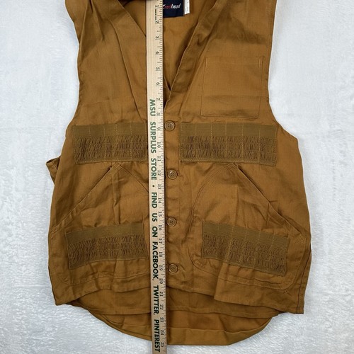 Vintage Redhead Red Head Cotton Shotgun Shell Hunting Vest Size Large - Picture 5 of 7