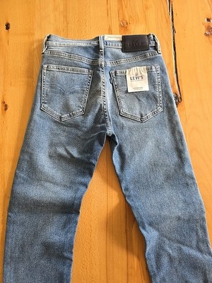 Nr.491 Levi's Sliver High Skinny W24 L32 Made&Crafted Reißverschluss Mittelblau