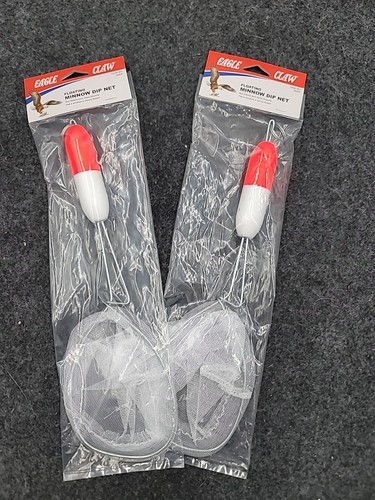 2 Reti Galleggianti Artiglio Aquila Minnow Dip 12" Secchio Pesca Shiner Esca Scoop - Foto 4 di 6
