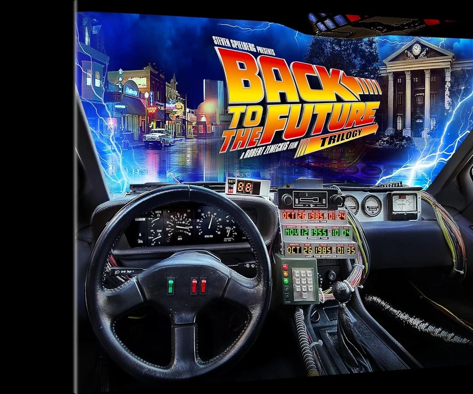 Back to the Future 40th Anniversary 4K Trilogy Amazon Steelbook Giftset PRESALE - Image 4 of 4