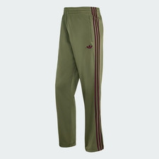adidas Originals Firebird Tracksuit Bottoms in Green and Maroon