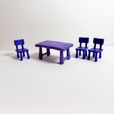 Disney Winnie the Pooh Playset Replacement Chair Table Toy Purple