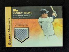 Corey Hart 2012 Topps Golden Moments Game Used Memorabilia Relic Brewers GMR-CH