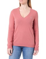 Gant Extrafine Lambswool Blend V-Neck - M