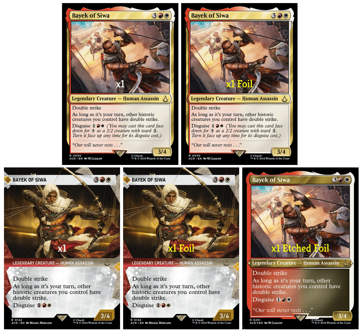 MTG Universes Beyond: Assassin's Creed ACR Bayek of Siwa