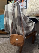 Foley+Corinna Lea Saddle Bag - Honey Brown - ...