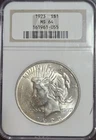 1923 Peace Silver Dollar MS 64 NGC Older Holder