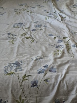 Calvin Klein Lavender Bamboo Flower Watercolor King Duvet 1 Pillow Sham Set