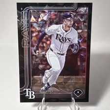 2025 Topps Update Series - Curtis Mead #US41 Black Diamante /10 Tampa Bay Rays