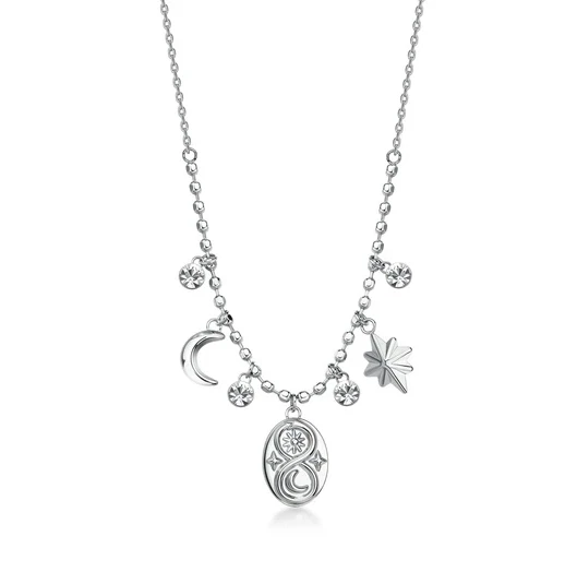 Collana con ciondolo esagonale in pietra preziosa con cordino in nylon per uomo donna all'ingrosso