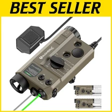 Tactical Flashlight Green Laser Combo, 1200 Lumens