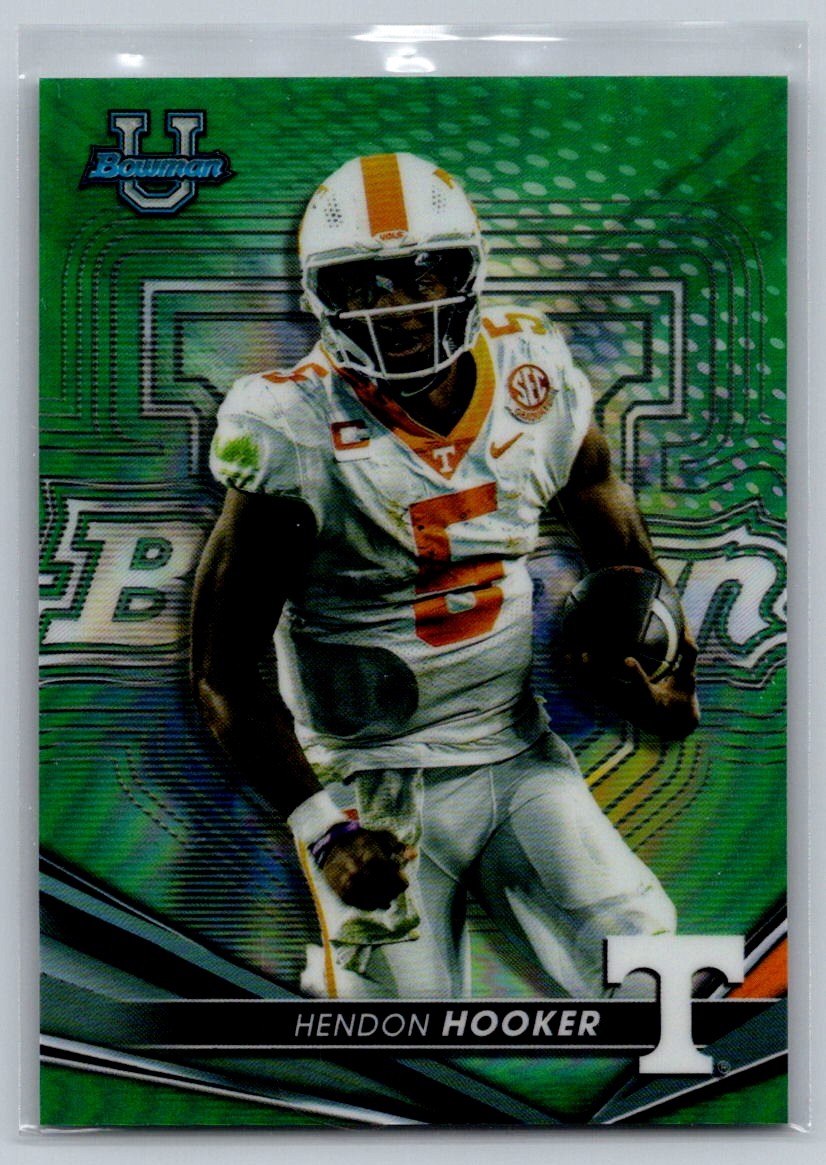 2022-23 Bowman's Best University #54 Hendon Hooker Green #/99