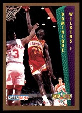 Dominique Wilkins 1992-93 Fleer  Hawks NBA READ FREE SHIPPING AutographDen