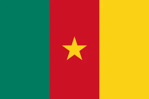 Cameroon Flag Self Adhesive Sticker