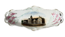 SPRINGFIELD MO Normal School MISSOURI ANTIQUE Souvenir CHINA TRINKET DISH 