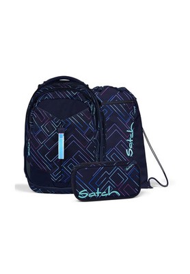 Satch Schulrucksack MATCH Bundle - Purple Laser NEU
