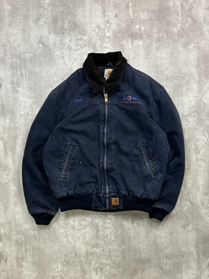 Vintage Carhartt Insulated Canvas Workwear Sante Fe Jacket Size Large