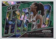 2022 Panini Prizm WNBA Get Hyped Green Ice Prizm Skylar Diggins-Smith #1 00zd