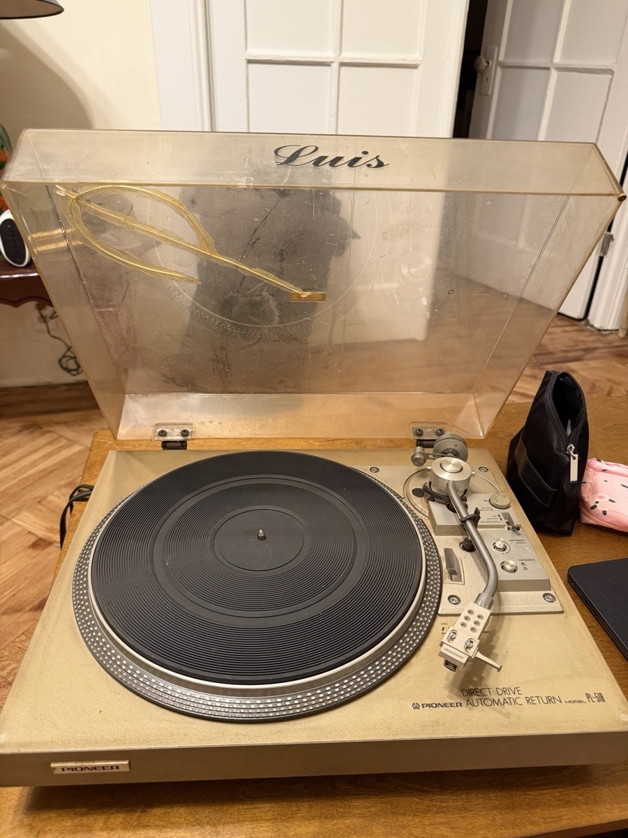 Vintage Pioneer PL-518 Direct Drive Automatic Return Turntable in