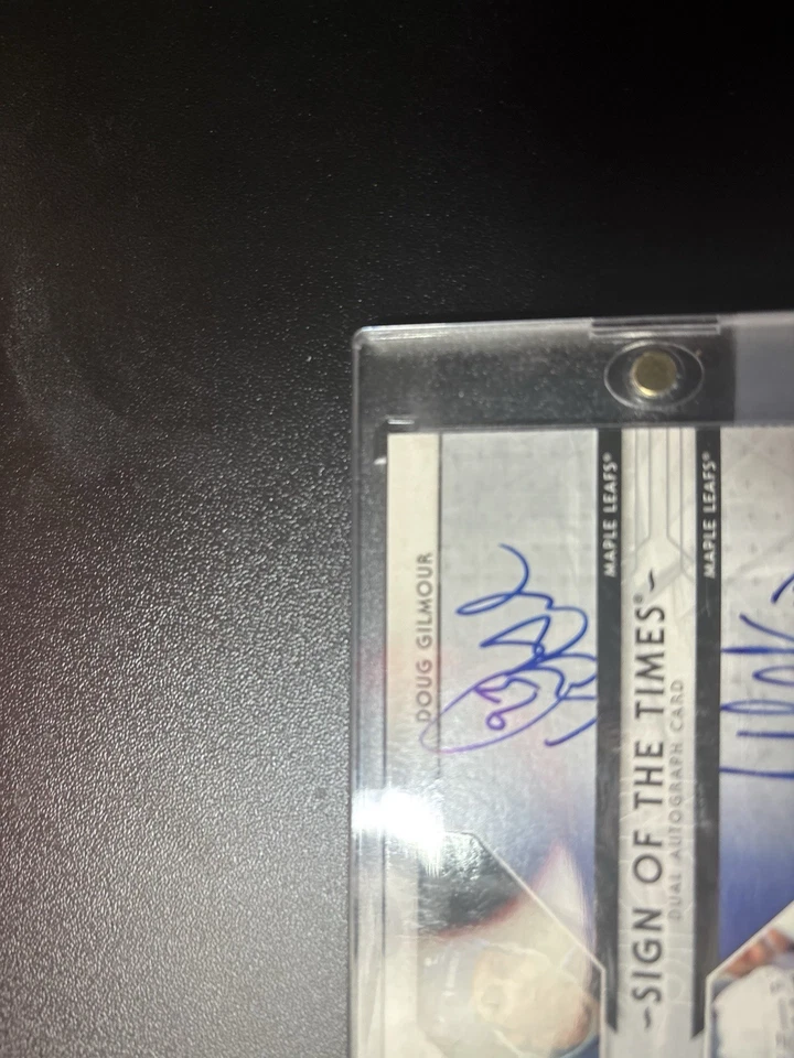 Doug Gilmour/Wendel Clark Sign Of The Times двойной автограф ST-DW - Изображение 4 из 4