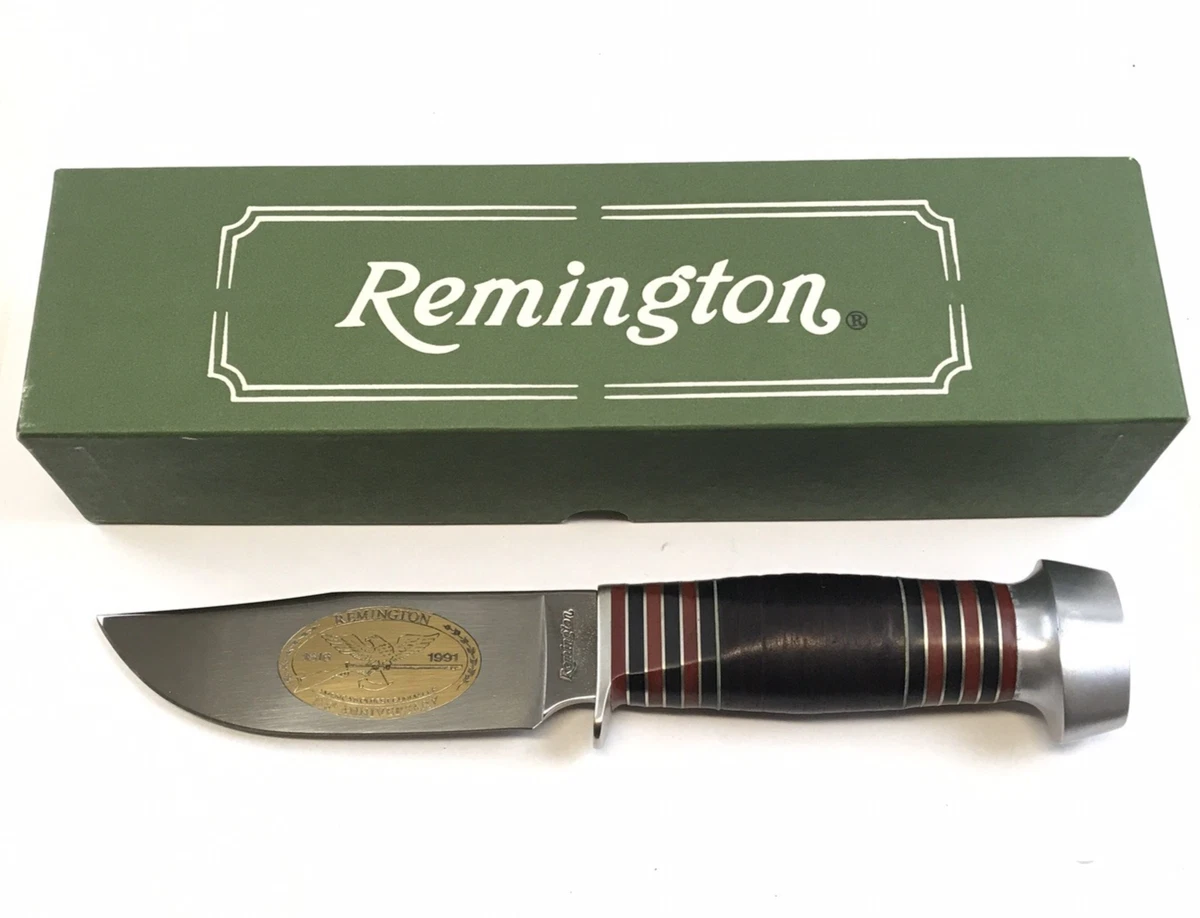 Remington Plain Leather Handle Collectible Vintage Factory